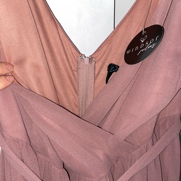 Mauve Windsor Plus Formal Dress - Picture 6 of 7